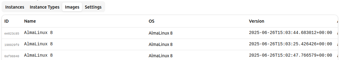 Scaleway Images