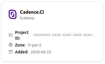 Scaleway Account
